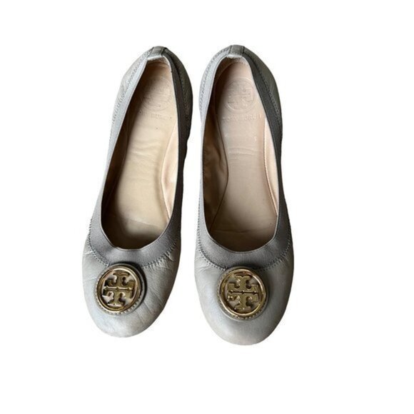 TORY BURCH CAROLINE elastic leather flats size 7 - Picture 9 of 9